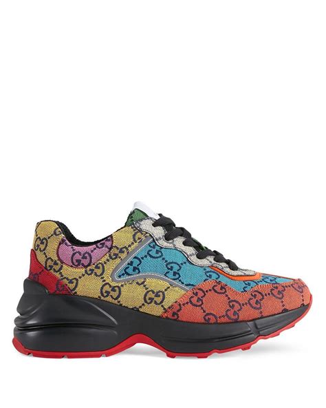 gucci rhyton gg supreme sneakers|Gucci rhyton sneakers for women.